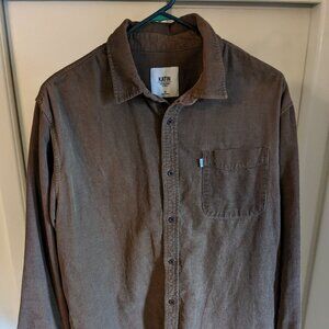 Brown Katin corduroy shirt